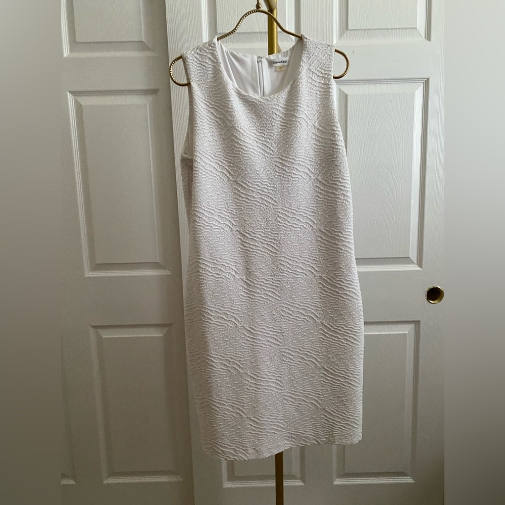 Calvin Klein Classic White Dress